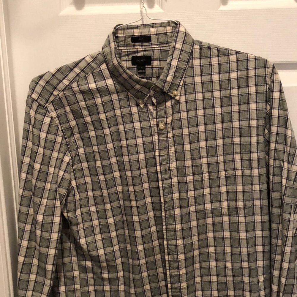 Plaid shirt. Slim.